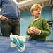 Five-year-old Teddy Staebler makes an ice candle during one of many Hands-On Holidays: Hot vs. Cold exhibits Ann Arbor Hands-On Museum Jan. 5. 
Courtney Sacco I AnnArbor.com  